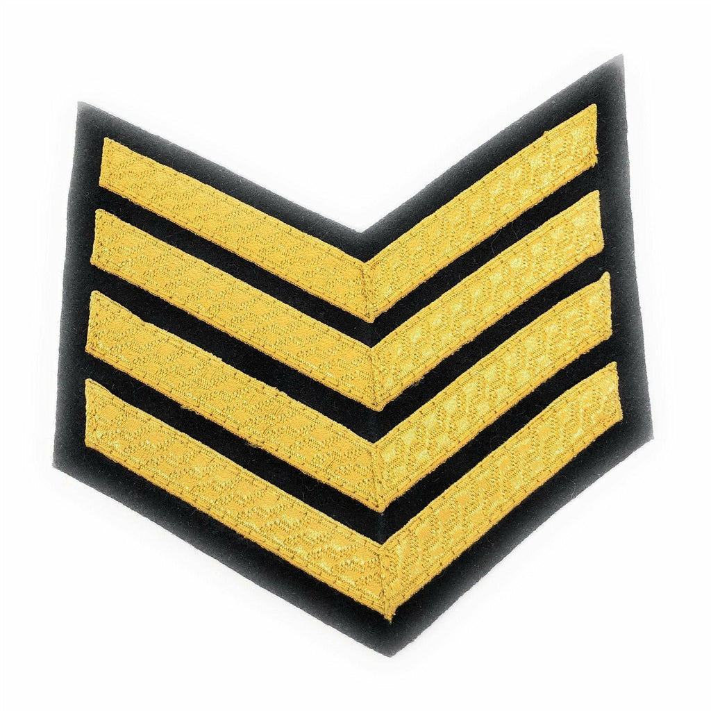 Mess Dress - Chevrons -Gold on Navy- 4 Bar [product_type] Ammo & Company - Military Direct