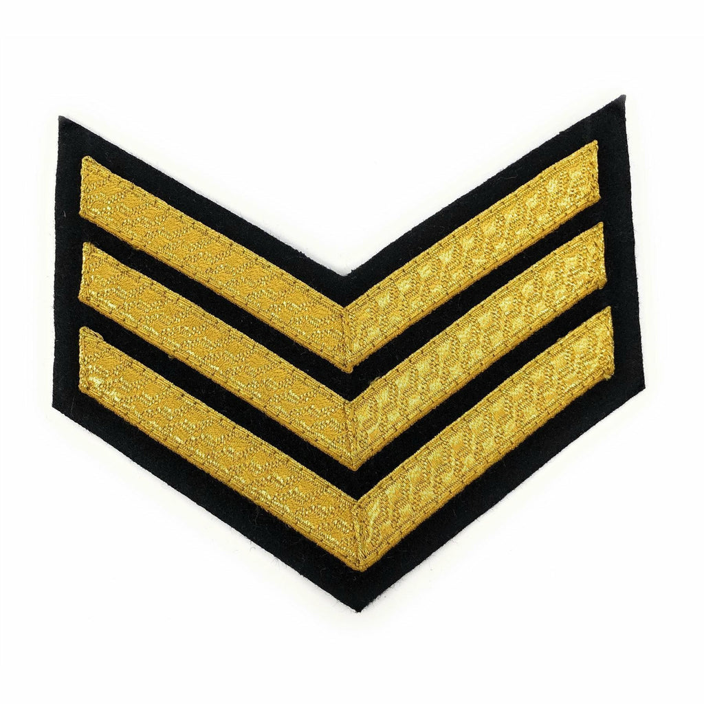 Mess Dress - Chevrons -Gold on Navy- Sgt [product_type] Ammo & Company - Military Direct