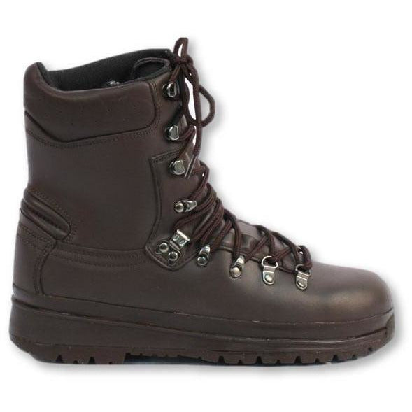 Highlander Brown Waterproof Leather Elite Boot - Youth Sizes 3 to 5 MoD Brown Boots Highlander - Military Direct
