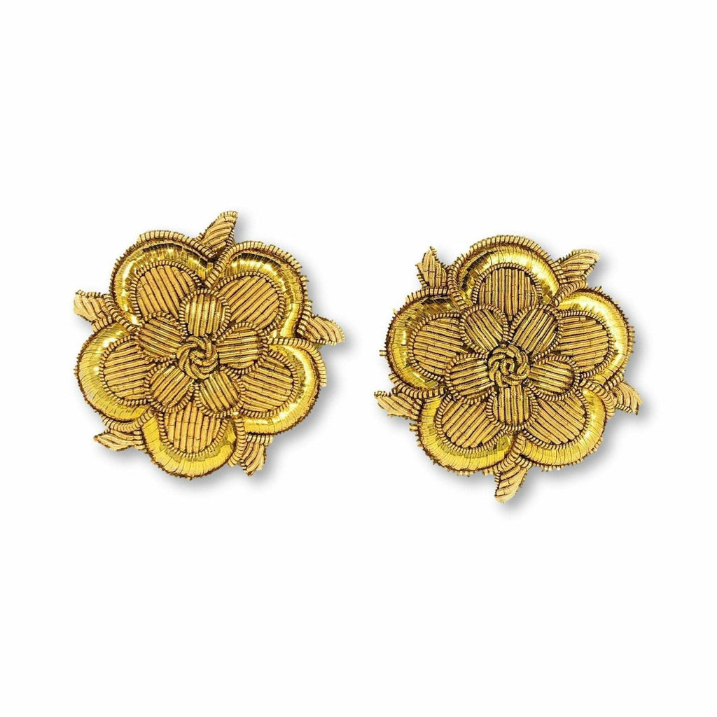 Military.Direct Deputy Lieutenants Shoulder Roses - B/W - Pairs