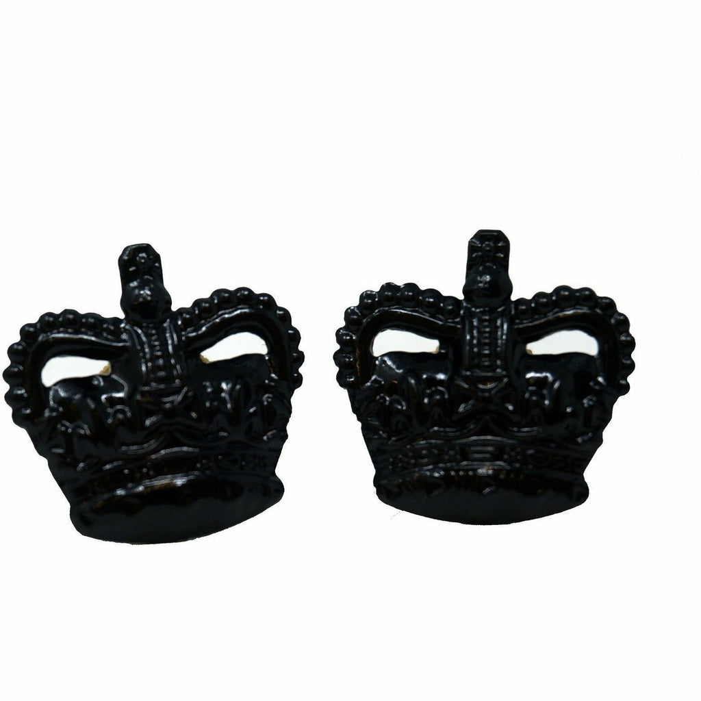 Rank Crown 5/8 - Black - Screw Fitting [product_type] Military.Direct - Military Direct